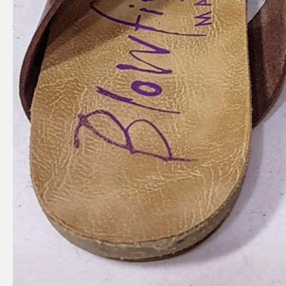 Blowfish Women's Tan and Brown Sandals - Picture 4 of 6